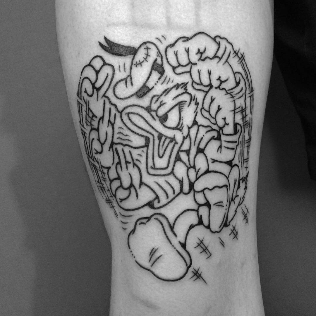 Disney Donald Duck tattoo